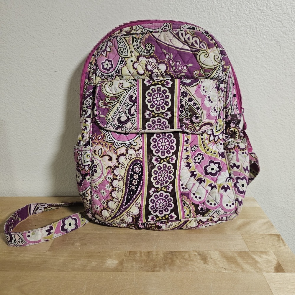 Vera Bradley‎ Very Berry Paisley Small Laptop Backpack Retired Print